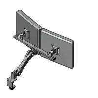 C-clamp mount adjustable dual LCD monitor arm!!salesprice