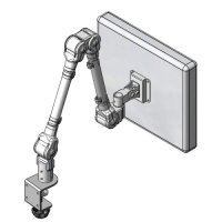 #60226-40C C-clamp mount slim foldable arm