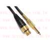 Video/Audio Cable / XLR-F TO 6.3mm(1/4