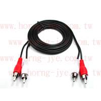 Video Cable 2*RCA / 2*RCA