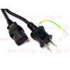 Power Cord / Japan  2PIN & Ground Wire
