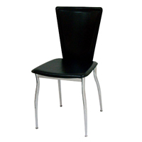 皮革金屬椅/餐椅