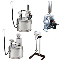 油墨循環系泵浦設備 / 氣動式雙隔膜泵浦 / 氣動式齒輪泵浦 / 氣動馬達攪拌器