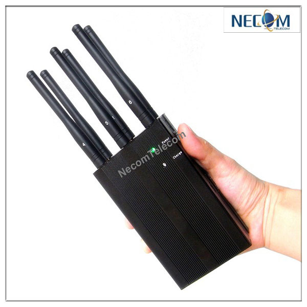 CPJ3050 Portable Six Antenna for all Cellular-GPS-Lojack-Alarm Jammer system