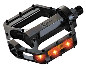 SM-299-Black No battery Flash LED  Pedal