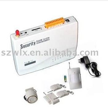 GSM home alarm system - SMS can be edited