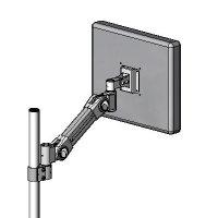 Pole mount LCD monitor arm
