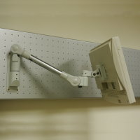 Reference of slim arm wall mounting solution