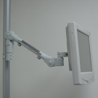 Reference of slim arm pole mounting solution