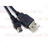 USB2.0  Type A Male /  MINI B 5P