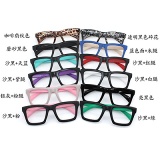 Popular glasses Rich style Spectacle frame Glasses frames Decorative glasses Plastic eyeglasses Produced on request Sources F