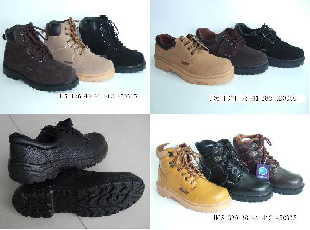 Safety Shoes, Working Shoes, Leather Shoes