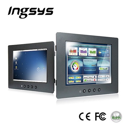 8 inches ARM Cortex-8 Slim Touch RISC industrial Panel PC