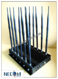 CPJB12 12 antennas cellular-wifi-gps-lojack-433-315mhz all in one jammer