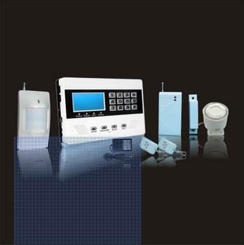 Wireless Home Security GSM Alarm System with LCD keypad CE