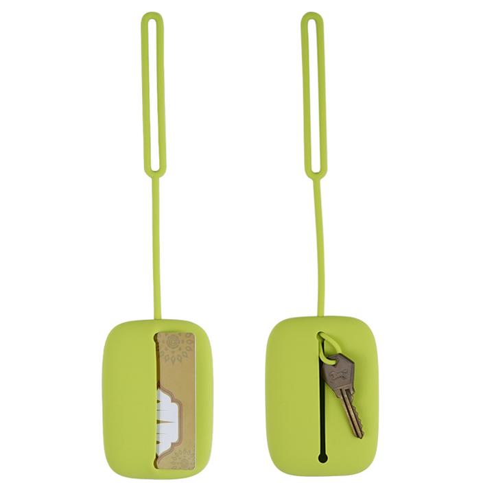 Portable Silicone Key Chain Key Bag Card Pouch Holder