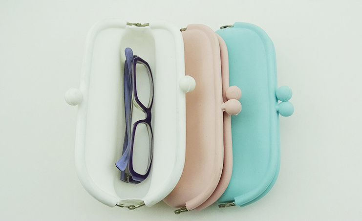 Fashion Silicone Bag Mobile Storage Pouch Eyeglasses Coin Case